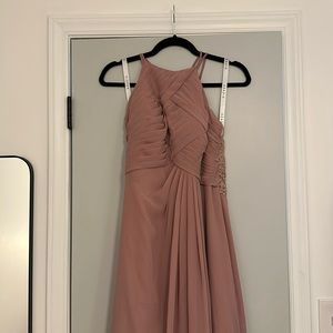 Azazie Ginger Allure Dusty Rose Size 10